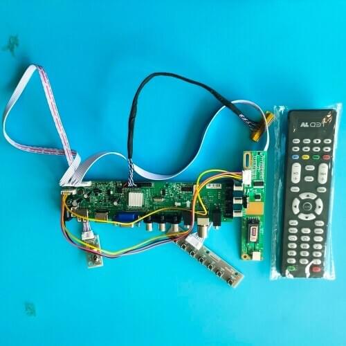 Kit for LP141WP1-TLB9 LCD Panel Screen monitor DVB-T2 AV HDMI VGA TV Controller board Digital USB 1 CCFL remote 1440X900 14.1"