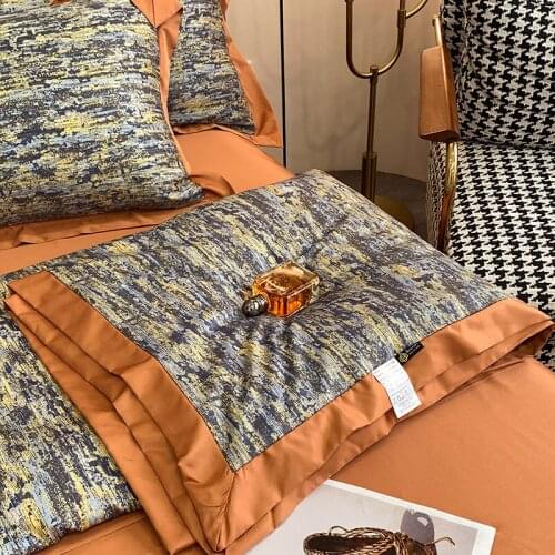 Bedding Set Summer Quilt Pillowcase Bed Sheet Set 200X230cm for Beds Office Sofa Air Conditioning Throw Blanket