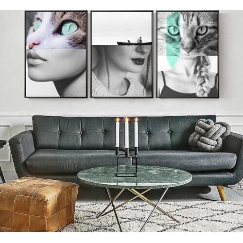 Nordic Style Fashion Women Sexy Lips Creative Canvas Painting Art Wall Pictures For Living Room Girls Room Posters And Prints HD