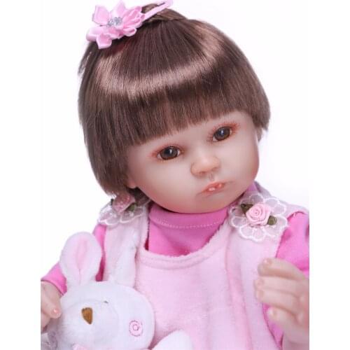 NPK Hot Sale Reborn Baby Doll Toy Cloth Body Stuffed Realistic Baby Doll With Giraffe Toddler Birthday Christmas Gifts