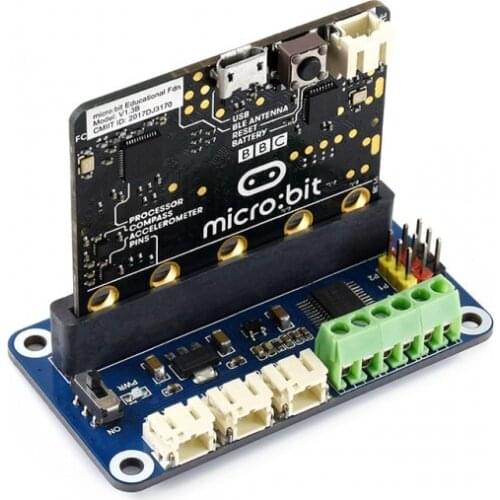 Motor Driver Expansion Board for BBC Micro:bit V2, TB6612FNG Drives Motors And Servos Module
