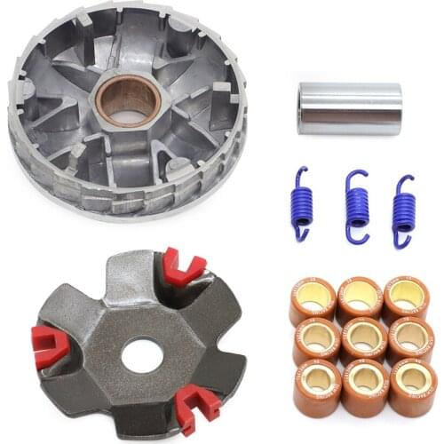 50cc High Speed Variator Complete Set 4 stroke Front Clutch Drive Pulley for Scooters with GY6 QMB139 Motors