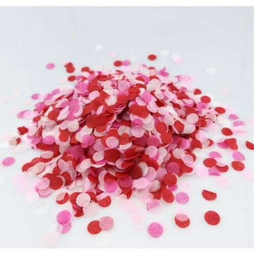 Wedding Decoration 500 G 1 Cm Confetti Round Paper Bobo Ball Balloon Filling Wedding Party Tossing Paper Confetti