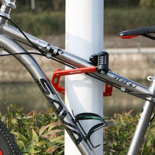 Wheelup Foldable Chain Lock Bicycle Anti-theft Security Bicycle Accessories Motorcycle Bike Safetylock Fold Key With LED Light
