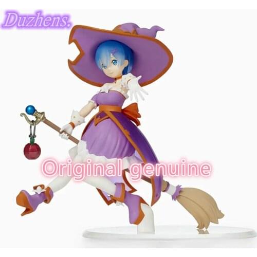 Japanes Anime Re:Zero kara Hajimeru Isekai Seikatsu REM RAM Magic girl PVC Action Figure Anime Figure Model Toys Doll Gift