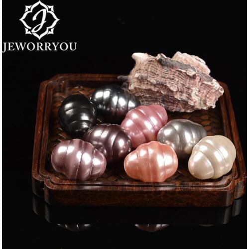 Natural Atmospheric shell pearl beads for DIY making jewelry bracelet necklace accessories charms birthday gift for men friends