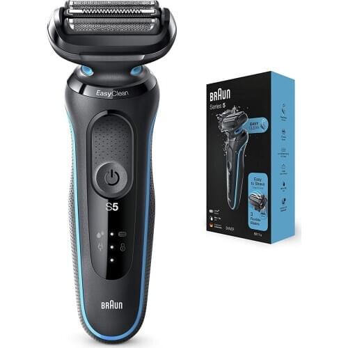Braun Series 5 50-M1000s Foil shaver Black,Blue Series 5 50-M1000s, Foil shaver, Black,Blue, LED, Battery, Lithium-Ion (Li-Ion)