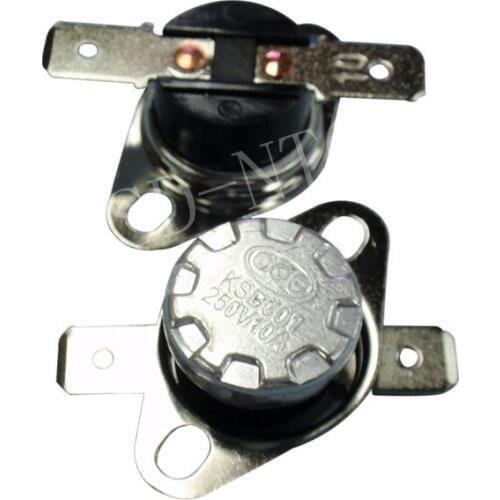 100PCS Thermostat 0C-350C KSD302/KSD301 10A250V 0C 5C 10C 15C 20C 30C 35C degrees Normal Closed open