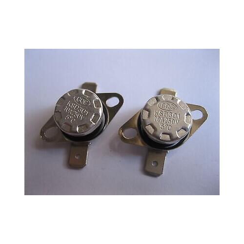 15 pcs Temperature Switch Thermostat 5C N.O. KSD301 Normal Open