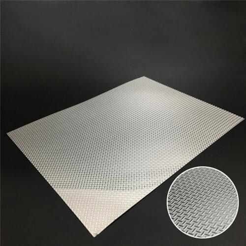 Stainless Steel Anti-skid Plate for Tamiya 1/14 Scania R470 R730 R620 56323 MAN Ben z 1851 ACTORS RC Truck Accessories