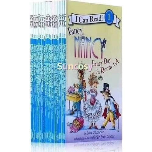 30 Book/set,Fancy Nancy English Picture Story Books,I Can Read Series First Level Parents Kids Night Reading Books,Children Book