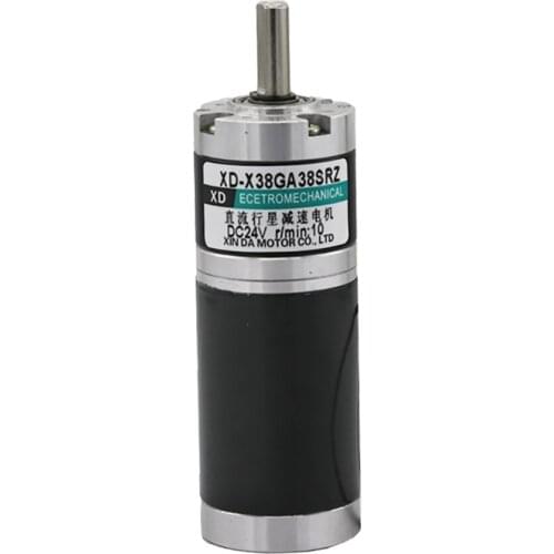 38 Planetary Gear Motor 12/24V Slow Speed Small Motor Forward And Reverse Speed Regulating Large Torque Motor 15W XD-X38GA38SRZ
