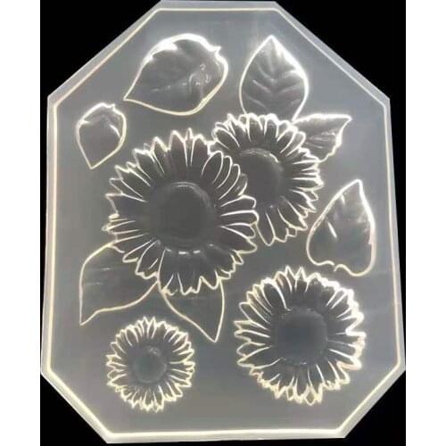 3D Carving Silicone Mold Nail Stamping Camellia/Shell/Bow Tie/Star Pattern DIY UV Gel Acrylic Crystal Nails Template 5pcs set