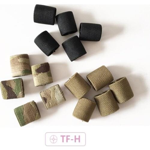 5pcs 20/25/38/50mm Fabric Elastic Belt Buckle Elastic Band Ring Webbing Storage Tie Used To Organize Bag Vest Adjust Size/Length