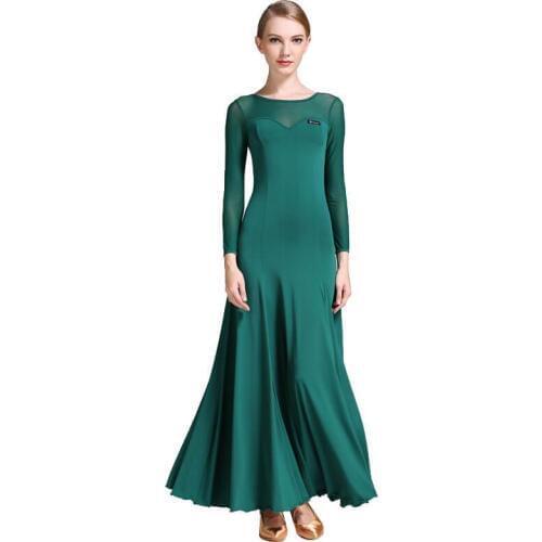 Draped Boat Neck Long Sleeve Dress 226-699