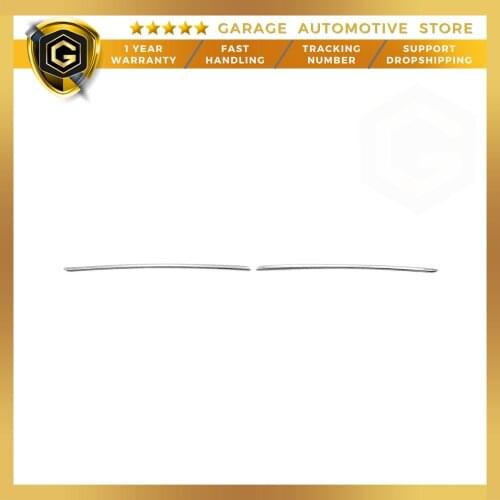 For Renault Clio 5 Stainless Steel Chrome Front Grille 2 Piece 2019 and Above