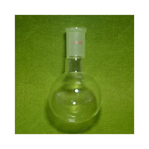 150ML Single Neck Round Bottom Flask, Heavy Wall,24/40 Joint,lab Glassware Flask