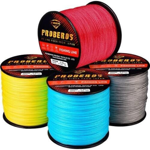 New Hot Sale 9 Strands Multifilamento Nylon Braided Carp Fishing Line 300m Sturdy Kite Braid Line Sea Lure Rod Accessories