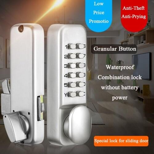 LSTABAN 1-11 Zinc Alloy Combination Cam Door Lock Mechanical Button Password Lock Security Password Locker Hardware Furniture