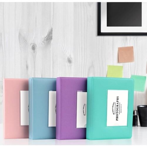 64Pockets Mini Instant Polaroid Photo Album Insert Picture Case for Fujifilm Instax Mini Film Album Graphy Pocket Photo Album