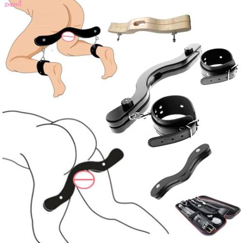 Scrotal Fixture CBT Ball Stretcher Ball Smasher Crusher Ball Stretcher Wood Humbler Set Cock & Ball Torture BDSM Penis Sex Toy