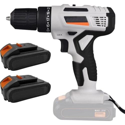 New High Torque Lithium Electric Drill 21+1 Gears 21V Wireless Drill, Electric Screwdrivers with Lithium-ion Battery DIY At Home