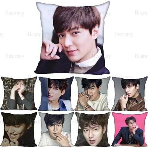 2020 New Lee Min Ho Pillow Case For Home Decorative Pillows Cover Invisible Zippered Throw PillowCases 40X40,45X45cm