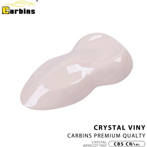 Carbins Crystal High Gloss Vinyl Khaki Light Beige Color Vinyl Wrap for Cars Full Body Covering
