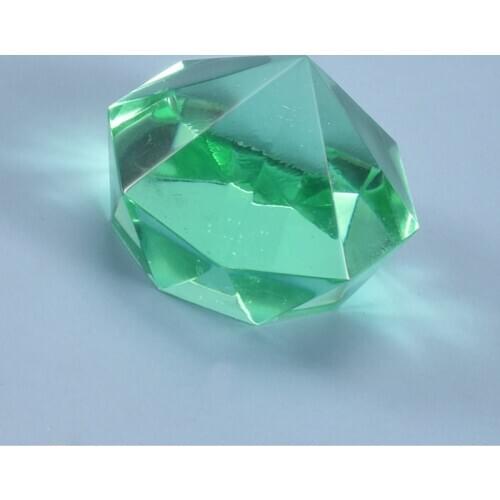 Crystal Epoxy DIY Resin Mold Diamond Shaped Gem Necklace Pendant Silicone Mould A0NF