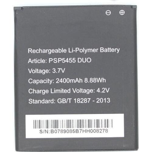 Ciszean Replacement Battery For Prestigio Multiphone PSP5455 DUO PSP 5455 DUO 2400mAh Mobile Phone Batteria Batterij Batteries