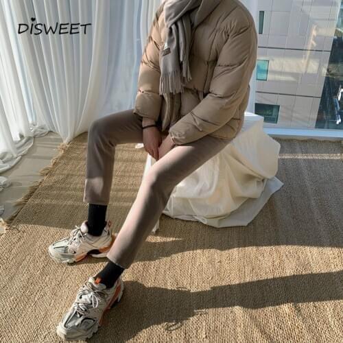 Thicken O-Neck Parkas Men Korean Long Sleeve Zipper Solid Parkas Mens Simplicity Winter Warm Parkas Boy 2021