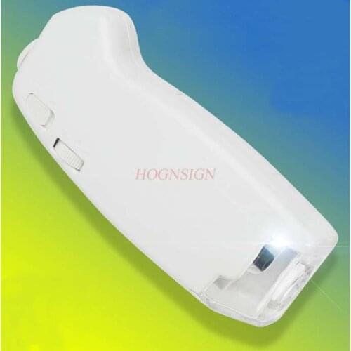 Magnifying equipment Diamond Waist Size Jewelry Antique Appraisal Magnifier 100 Times With LED Light Scale Clear