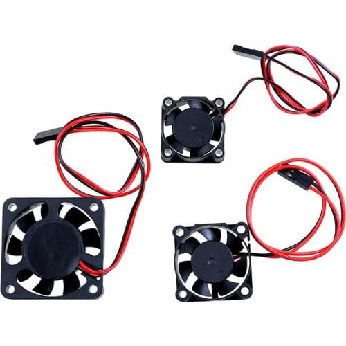 1 Pc 5V -7V 150A DC Cooling Fan For RC Model Motor ESC 25mm/30mm/40mm Power Transfer
