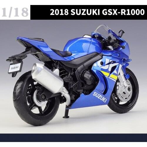 1:18 GSX-R1000 Motorcycle Model Die Cast Alloy Toy Motorbike Motorcycle Racing Car Models Cars Toys For Children Collectible