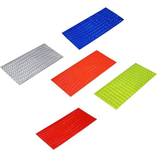 1pcs Warning Tape Strip Stickers Warning Light Reflector Protective Sticker Reflective Film Car Safety Mark Reflective