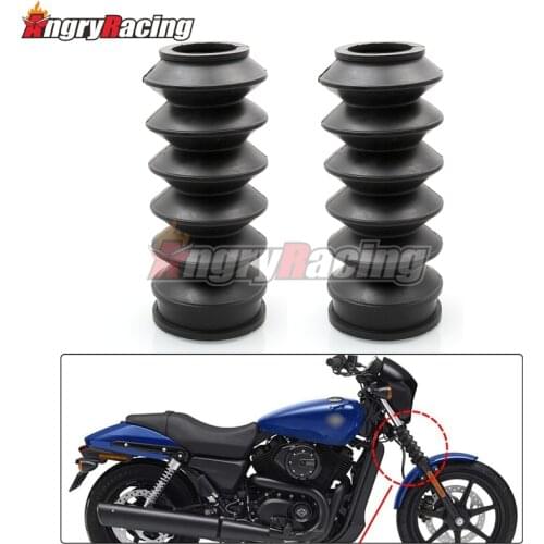 35mm Motorcycle Front Fork Cover Front Gaiters Boot Shock Absorber For Harley Street XG500 XG750 XG 500 750 2014 2015 2016 2017