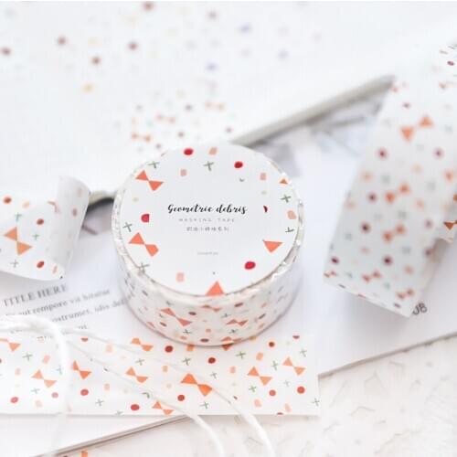 4pcs Simple Factors Washi Tape 20mm Bowtie Dot Graph Paper Adhesive Masking Tapes Journal Diary Scrapbooks School Office H6744