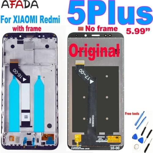 5.99" Original For XIAOMI Redmi 5 Plus LCD Display Touch Screen with Frame For XIAOMI Redmi 5Plus Display Replacement