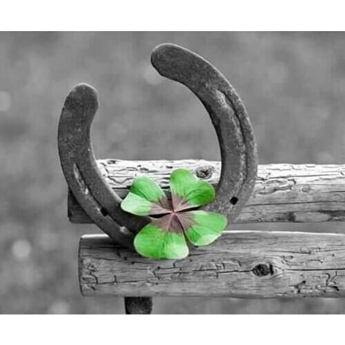 Full Square/Round Drill 5D DIY Diamond Painting "Four-leaf Clover" 3D Rhinestone Embroidery Cross Stitch 5D Home Decor