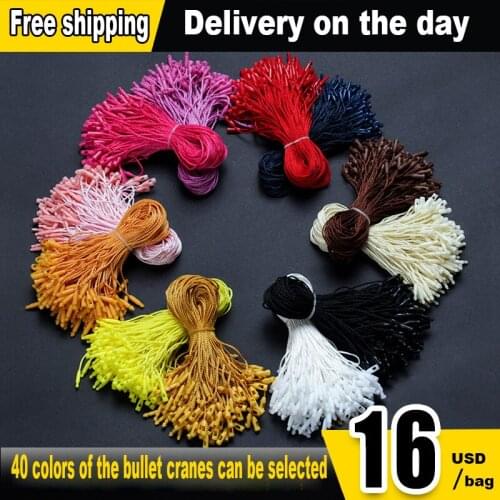 Bullet head wax line cotton hanging rope spot clothing hanging grain customized mother hand string needle single general rope