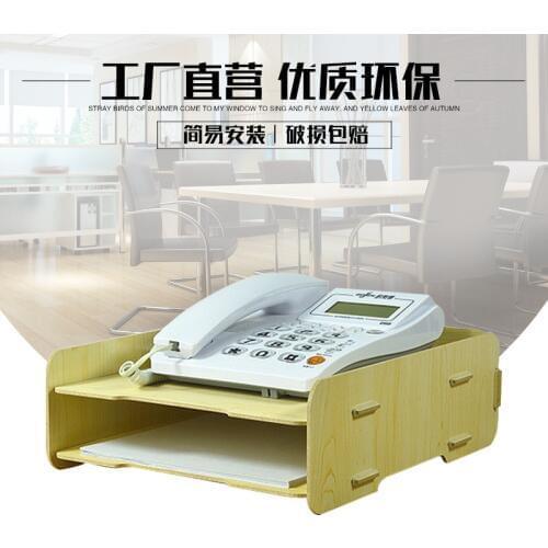 1pcs wooden A4 file box Seiko build telephone support office data storage box rack manufacturers