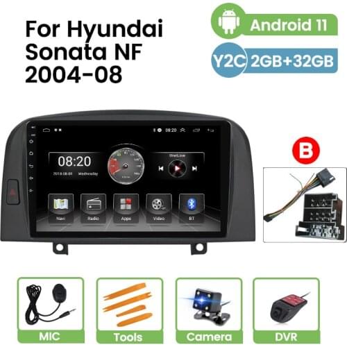 HD 1024*600 Android 11 RDS DSP For Hyundai Sonata NF 2004 2005 2006 2007 2008 Car Radio Multimedia Video Player GPS Carplay Navi