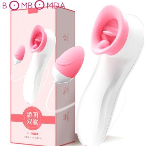 Pussy Licking Toys for Women G spot Vibrator Sex Licking Machine Blowjob Tongue Vibrating Nipple Clitoris Stimulator Adult Toys