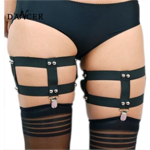 BODY CAGE fantasias sexy harajuku harness erotic Suspender Belt Mesh Suspenders BDSM medias Lingerie black Retro Garter Belt