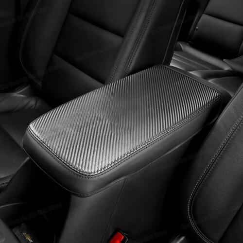 Lsrtw2017 Fiber Leather Car Armrest Cover Storage Box Protector for Chevrolet Equinox 2017 2018 2019 2020 Interior Accessories