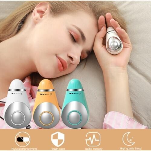 USB Charging Microcurrent Sleep Aid Instrument Stress Pressure Relieve Better Sleeping Device Hypnosis Therapy Massager Tool