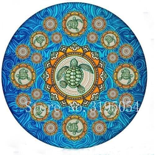 Full Square Diamond Embroidery Kit "sea turtle Mandala"5D DIY Diamond Painting Wall Decor Diamond Mosaic Sale