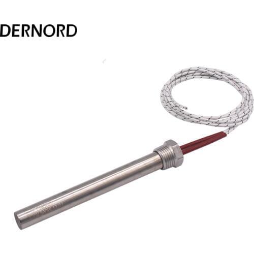 Dernord Cartridge Heater 120V 500W Hot Rod Heating Element Replacement with 1/2"NPT Thread