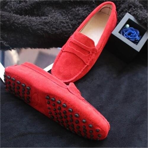 Cheap 2021 Women Genuine Leather Flats Casual Female Moccasins Spring Summer Lady Loafers Women Driving Shoes