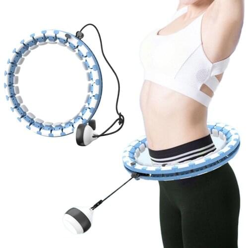 Body Building Sport Hoop Adjustable Abdominal Thin Waist Exercise Detachable Massage Tool Home Fitness Gym Equipment Weight Loss